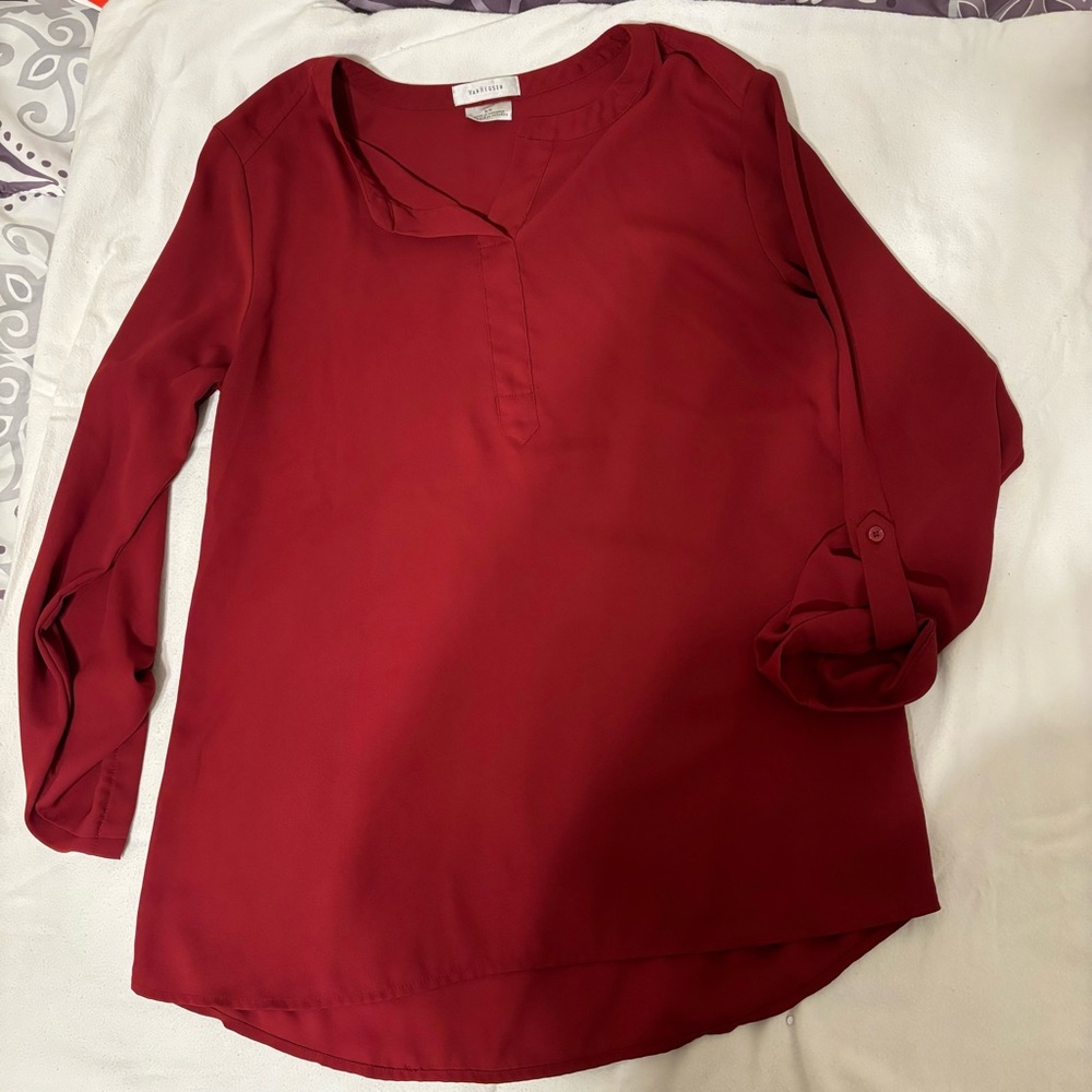 Van Heusen Red Blouse